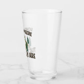 Thuis is waar de paden wandelen glas (Links)