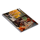Thuis is waar de pompoenen zijn herfst notitieboek (Rechterzijde)