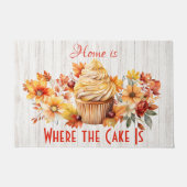 Thuis is waar de taart is - Herfst Deurmat (Voorkant)