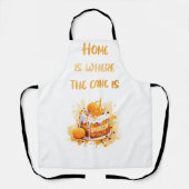 Thuis is waar de taart is schort (Voorkant)