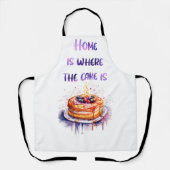 Thuis is waar de taart is schort (Voorkant)