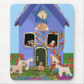 Thuis is waar de Wheaten is Muismat (Voorkant)