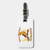 Thuis is waar er vogelobservatie is bagagelabel (Voorkant verticaal)