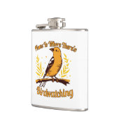 Thuis is waar er vogelobservatie is heupfles (Links)