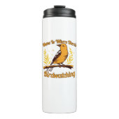 Thuis is waar er vogelobservatie is thermosbeker (Voorkant)