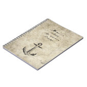 Thuis is waar het anker valt notitieboek (Linkerzijde)