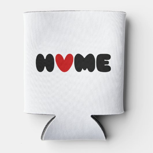 Thuis is waar het hart blikjeskoeler (Voorkant)