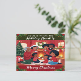 Thuis is waar het hart Briefkaart is