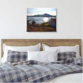 Thuis is waar het hart canvas afdruk (Insitu (Slaapkamer))