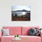 Thuis is waar het hart canvas afdruk (Insitu (Woonkamer))