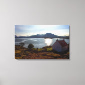 Thuis is waar het hart canvas afdruk (Voorkant)