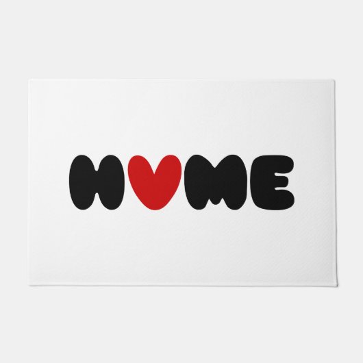 Thuis is waar het hart doormat is deurmat (Voorkant)
