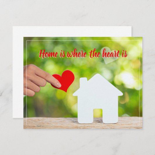 Thuis is waar het hart een echte verwarmingsketel (Voorkant / Achterkant)