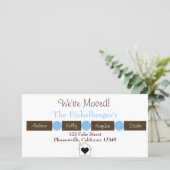 Thuis is waar het hart is aankondiging (Staand voorkant)