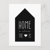 Thuis is waar het hart is - Inspirerend Kaart (Voorkant)