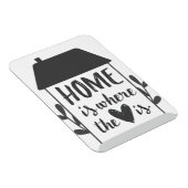 Thuis is waar het hart is - magneet (Rechterzijde)