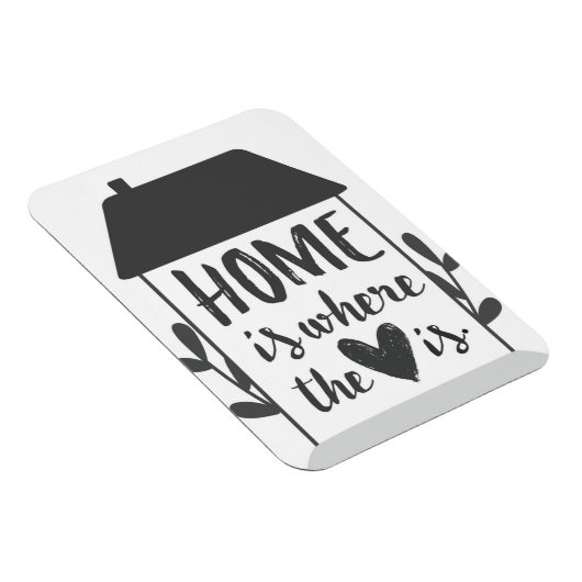 Thuis is waar het hart is - magneet (Rechterzijde)