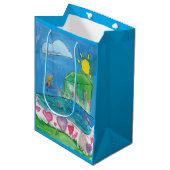 Thuis is waar het hart is medium cadeauzakje (Voorkant Gekanteld)