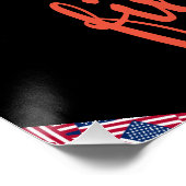 Thuis is waar het hart is (militaire thuiskomst) perfect poster (Hoek)