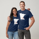Thuis is waar het hart is - Minnesota T-shirt (Unisex)