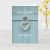 Thuis is waar het hart is - New Home Kaart (Gele Bloem)