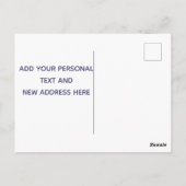 Thuis is waar het hart is - Verplaatst naar Texas Briefkaart (Achterkant)