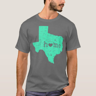 THUIS IS WAAR HET Hart Kaart T T-shirt