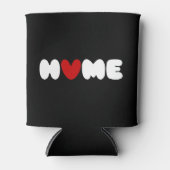 Thuis is waar het hart Koelbox is Blikjeskoeler (Voorkant)