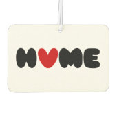 Thuis is waar het hart luchtverfrisser (Achterkant)