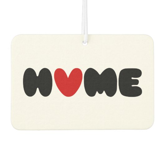 Thuis is waar het hart luchtverfrisser (Voorkant)