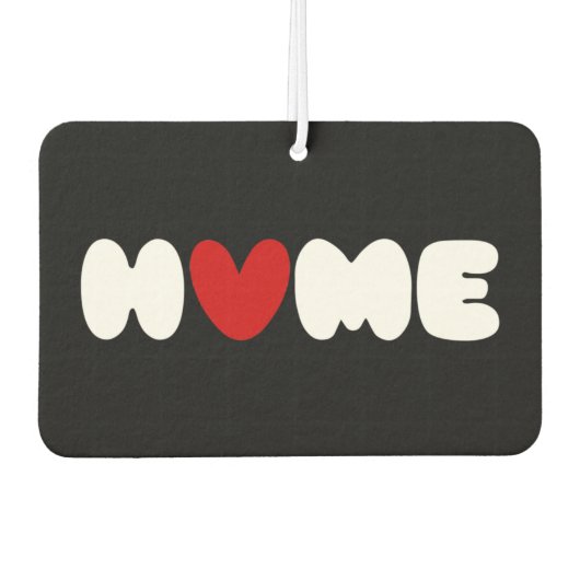 Thuis is waar het hart luchtverfrisser is (Voorkant)