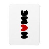 Thuis is waar het hart magneet (Verticaal)