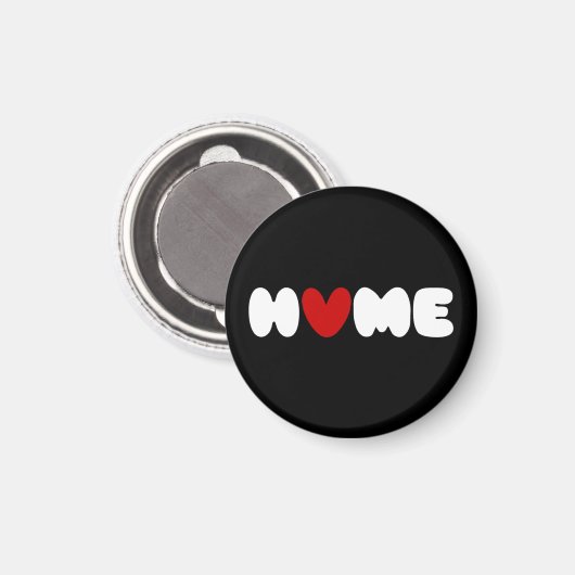 Thuis is waar het hart magneet (Voorkant / Achterkant)