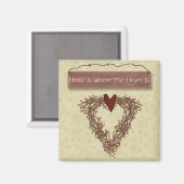 Thuis is waar het hart magneet is (Voorkant / Achterkant)