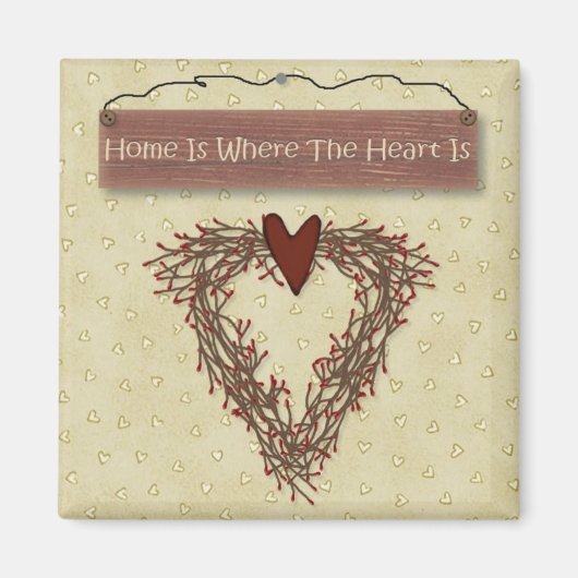 Thuis is waar het hart magneet is (Voorkant)