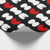 Thuis is waar het hart papier verpakt (Hoek)