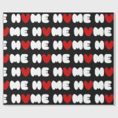 Thuis is waar het hart papier verpakt (Vlak)