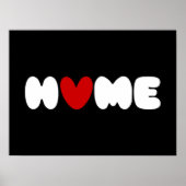 Thuis is waar het hart Poster is (Voorkant)