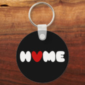 Thuis is waar het hart Sleutelhanger is (Voorkant)