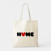 Thuis is waar het hart tote bag (Achterkant)