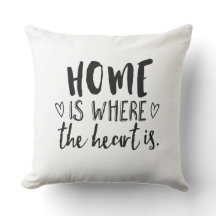 Thuis is waar het hart Typografie is