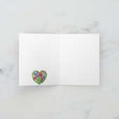 Thuis is waar het hart Wenskaart is Kaart (Binnen)