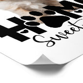 Thuis is waar het hart woont Hond Poster (Hoek)
