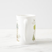 Thuis is waar het hart zich bevindt porselein kop (Achterkant)