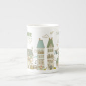 Thuis is waar het hart zich bevindt porselein kop (Voorkant)