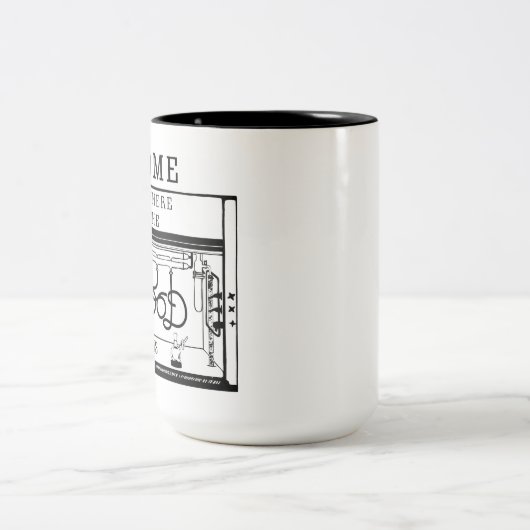 Thuis is waar het hout Mok is (Center)