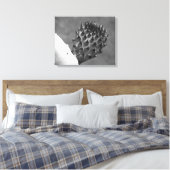 "Thuis is waar het is." canvas afdruk (Insitu (Slaapkamer))