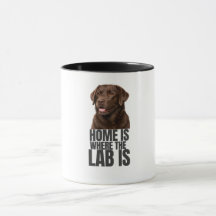 Thuis is waar het Lab is Koffiemok