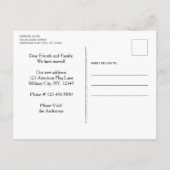 Thuis is waar het leger ons militair verhuist aankondigingskaart (Achterkant)