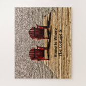 Thuis is waar het materiaal zich bevindt legpuzzel (Verticaal)